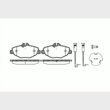 Колодки Aywiparts передние AW1810061 4 шт купить,NaN