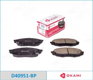 Колодки Okami D40951BP купить,NaN