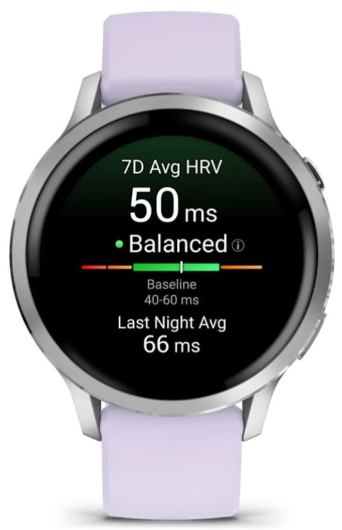 Смарт-часы Garmin Venu 4s 010-03013-01 41 мм серебристый-фиолетовый