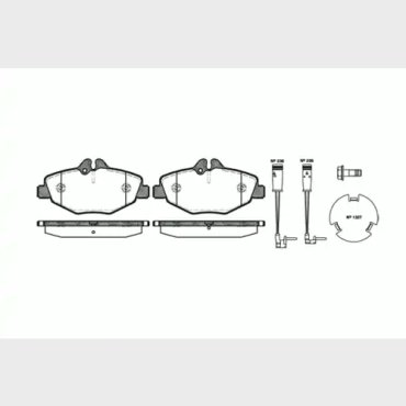 Колодки Aywiparts передние AW1810061 4 шт купить,NaN