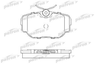 Колодки PATRON задние PBP981 4 шт купить,NaN