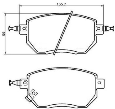 Колодки MANDO передние MPN10 1 шт купить,NaN
