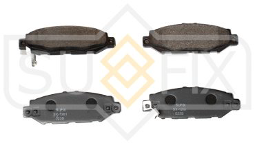 Колодки Sufix задние SX1261 4 шт купить,NaN