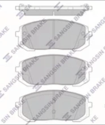 Колодки HI-Q передние Sp4334 купить,NaN
