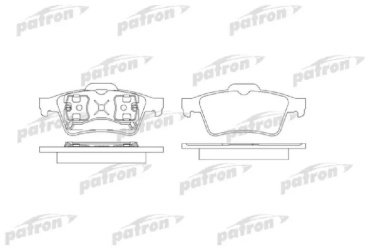 Колодки PATRON задние PBP1540 4 шт купить,NaN