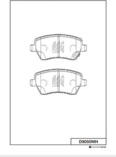 Колодки KASHIYAMA передние D9050MH 4 шт купить,NaN