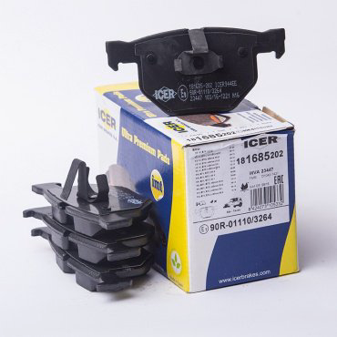Колодки ICER задние 181685202 4 шт купить,NaN