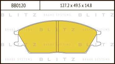 Колодки BLITZ передние BB0120 купить,NaN