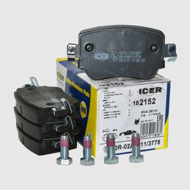 Колодки ICER задние 182152 купить,NaN