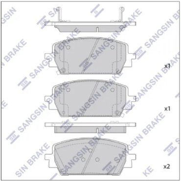 Колодки HI-Q передние Sp4464 купить,NaN