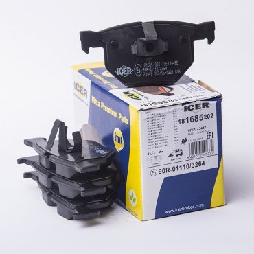Колодки ICER задние 181685202 4 шт купить,NaN