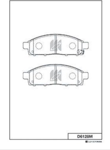 Колодки KASHIYAMA передние D6128MH 4 шт купить,NaN