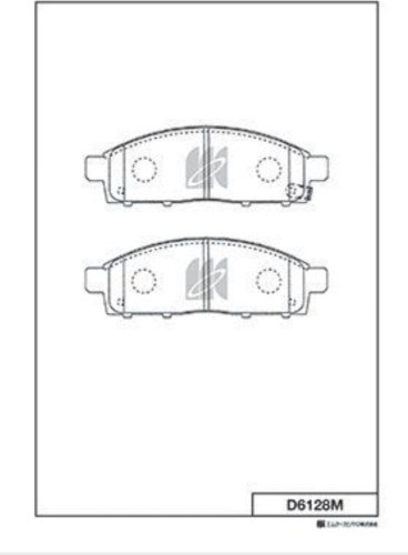 Колодки KASHIYAMA передние D6128MH 4 шт купить,NaN
