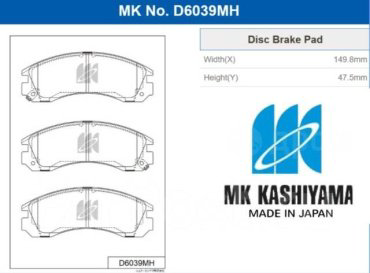 Колодки KASHIYAMA передние D6039MH купить,NaN