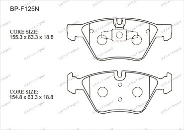 Колодки Gerat передние BP-F125N купить,NaN