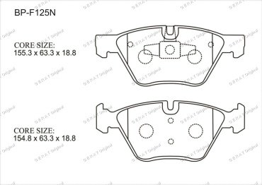 Колодки Gerat передние BP-F125N купить,NaN