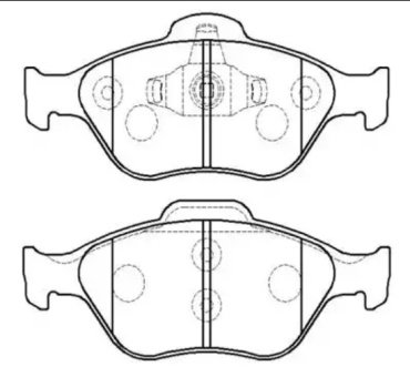 Колодки HSB передние HP5146 купить,NaN