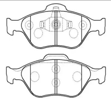 Колодки HSB передние HP5146 купить,NaN