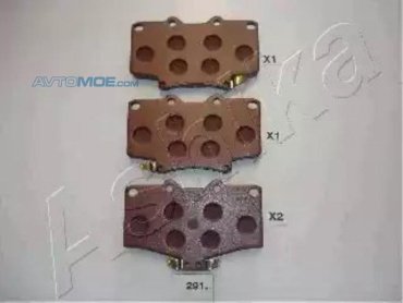 Колодки ASHIKA передние 5002291 4 шт купить,NaN