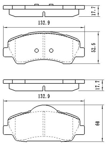 Колодки Winkod передние W1423BP 4 шт купить,NaN