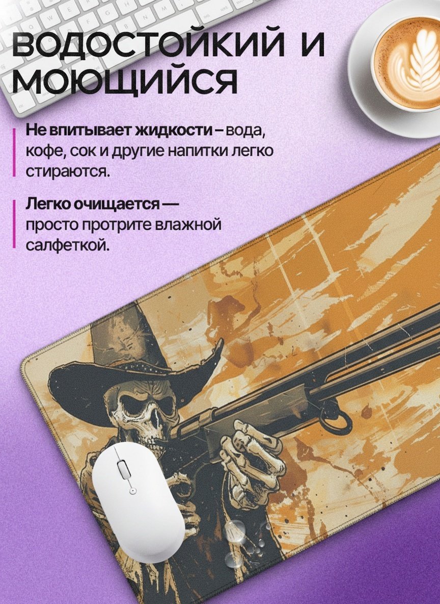 Коврик для мыши I-Lin G-5588 Deadshot 900x400x3 мм мультиколор
