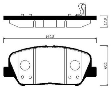 Колодки HSB передние HP1046 4 шт купить,9240