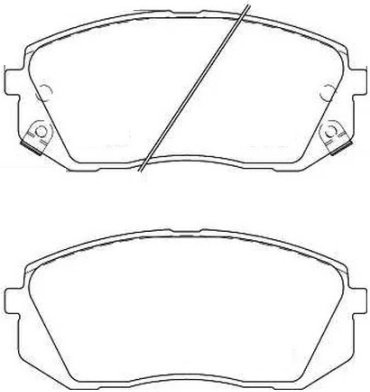 Колодки MANDO передние MPH57 1 шт купить,NaN