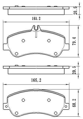 Колодки Winkod передние W1868BP купить,NaN