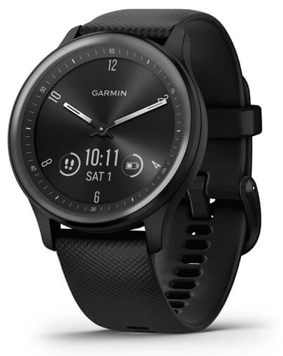 Смарт-часы Garmin Vivomove Sport 010-02566-00 23 мм черный купить,NaN