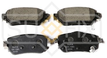 Колодки Sufix задние SX1383 4 шт купить,NaN