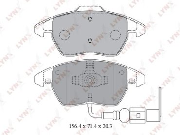 Колодки LYNXauto BD-1203