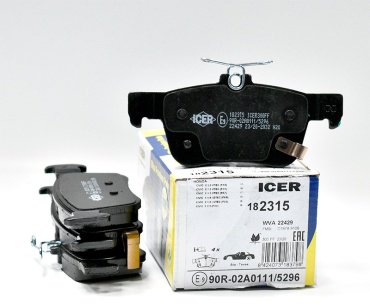 Колодки ICER задние 182315 купить,NaN