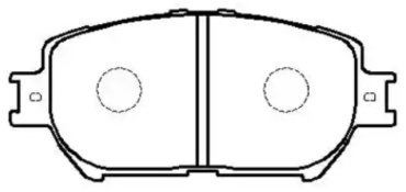 Колодки HSB передние HP5053 купить,9361
