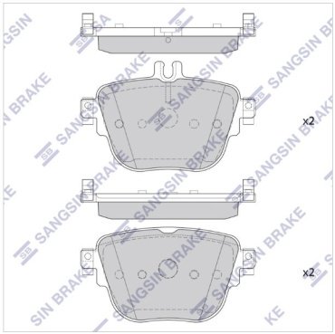 Колодки HI-Q задние SP4413 4 шт