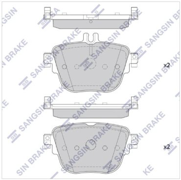 Колодки HI-Q задние SP4413 4 шт
