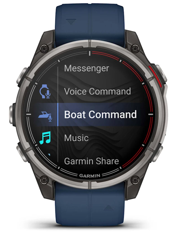 Смарт-часы Garmin Quatix 8 010-02904-50 47 мм серебристый-синий