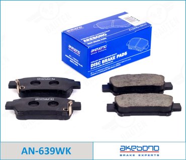 Колодки AKEBONO задние AN639WK 4 шт