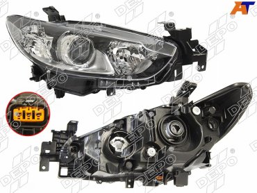 DEPO блок фара 216-1167R-LDEM2