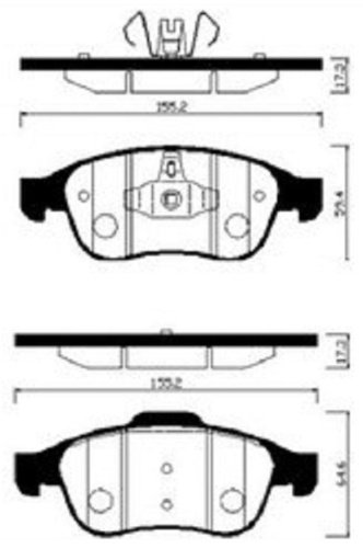 Колодки CTR передние CKSS-9
