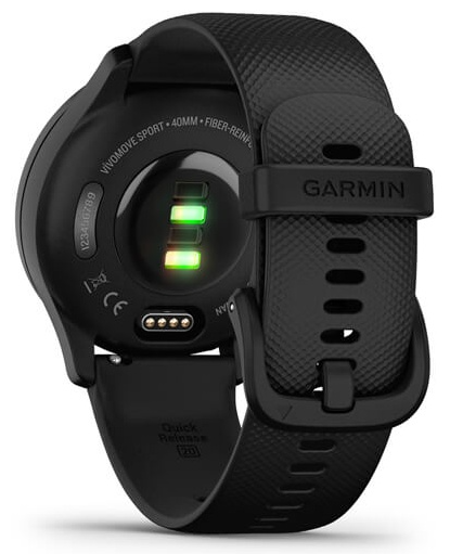 Смарт-часы Garmin Vivomove Sport 010-02566-00 23 мм черный купить,NaN