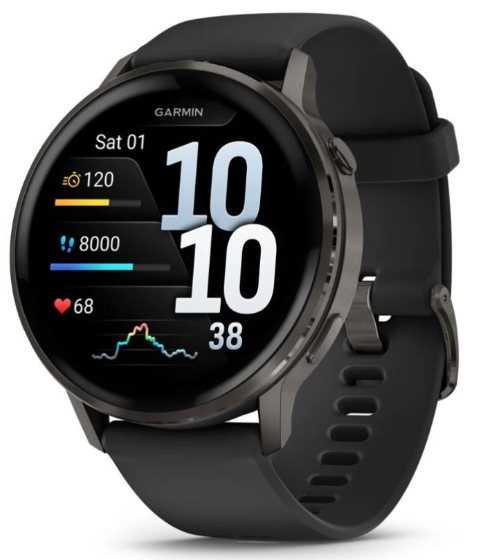 Смарт-часы Garmin Venu 4 010-03014-00 45 мм черный