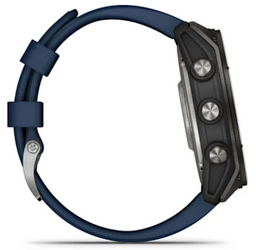 Смарт-часы Garmin Quatix 8 010-02905-90 51 мм серебристый-синий