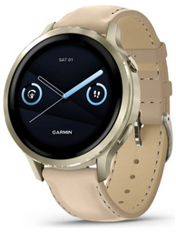 Смарт-часы Garmin Venu 4s 010-03013-03 41 мм золотистый-бежевый