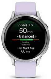Смарт-часы Garmin Venu 4s 010-03013-01 41 мм серебристый-фиолетовый