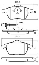 Колодки Winkod передние W0108BP