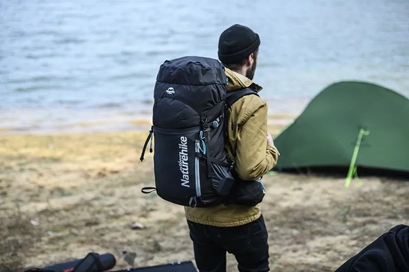 Рюкзак Naturehike NH18Y045-QB треккинговый 45 л черный купить,NaN