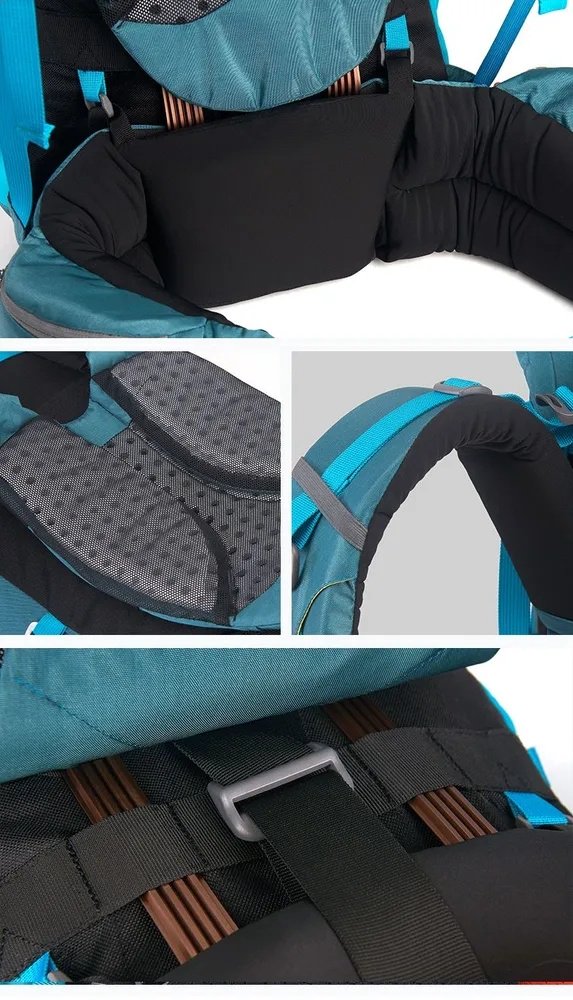 Рюкзак Naturehike NH18Y045-QB треккинговый 45 л черный купить,NaN