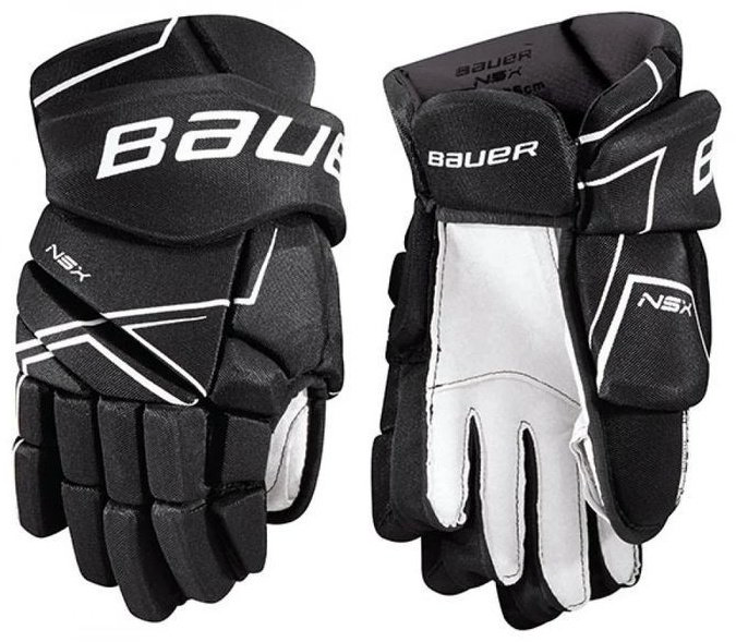 Bauer NSX Glove Yth 1054585 черно-белый 8 купить,NaN