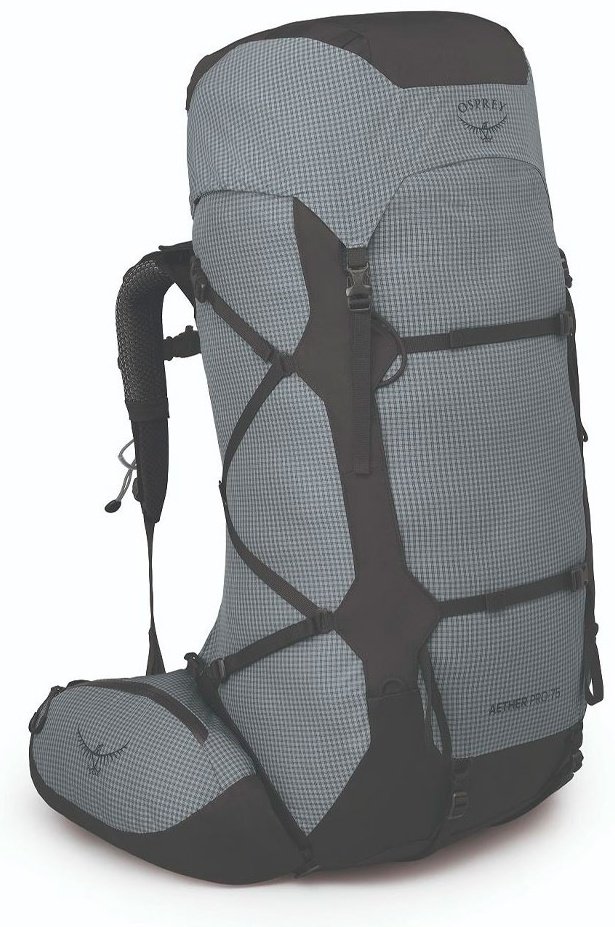Рюкзак Osprey Aether Pro 75, 10005840 треккинговый 75 серый купить,NaN