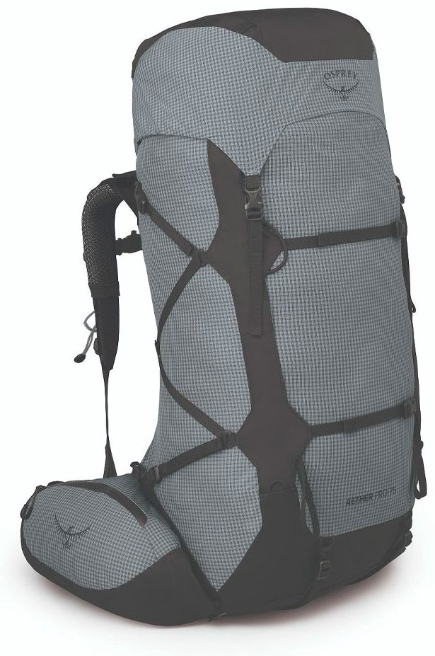 Рюкзак Osprey Aether Pro 75, 10005840 треккинговый 75 серый купить,NaN